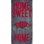 Arkansas Razorbacks Wood Sign - Home Sweet Home 6