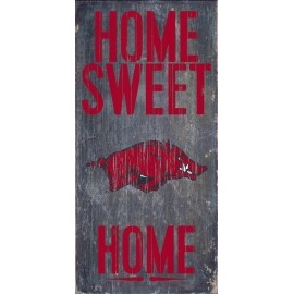 Arkansas Razorbacks Wood Sign - Home Sweet Home 6