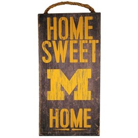 Michigan Wolverines Wood Sign - Home Sweet Home 6