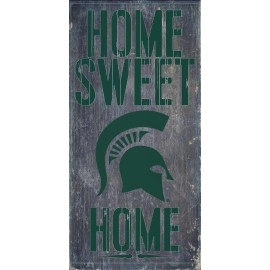 Michigan State Spartans Wood Sign - Home Sweet Home 6