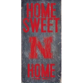 Nebraska Cornhuskers Wood Sign - Home Sweet Home 6