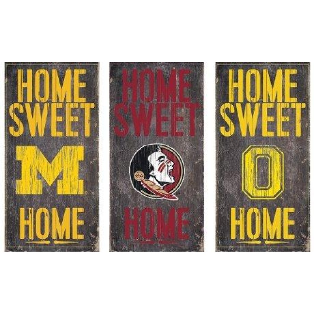 Texas Longhorns Wood Sign - Home Sweet Home 6