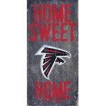 Atlanta Falcons Wood Sign - Home Sweet Home 6