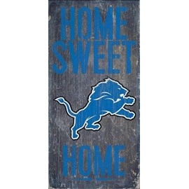 Detroit Lions Wood Sign - Home Sweet Home 6