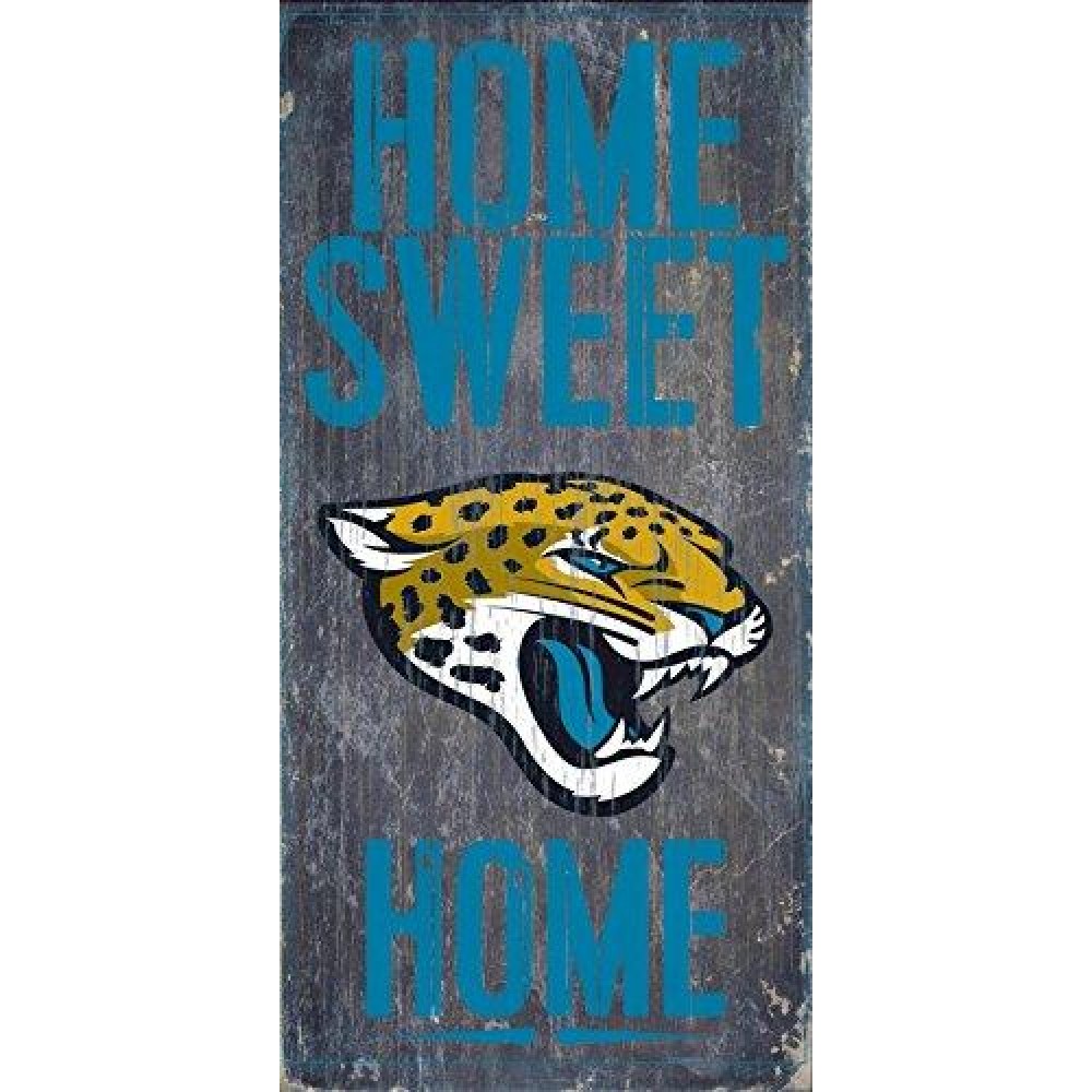 Jacksonville Jaguars Wood Sign - Home Sweet Home 6