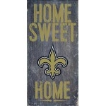 New Orleans Saints Wood Sign - Home Sweet Home 6