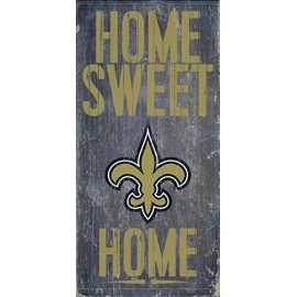 New Orleans Saints Wood Sign - Home Sweet Home 6