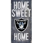 Las Vegas Raiders Wood Sign - Home Sweet Home 6