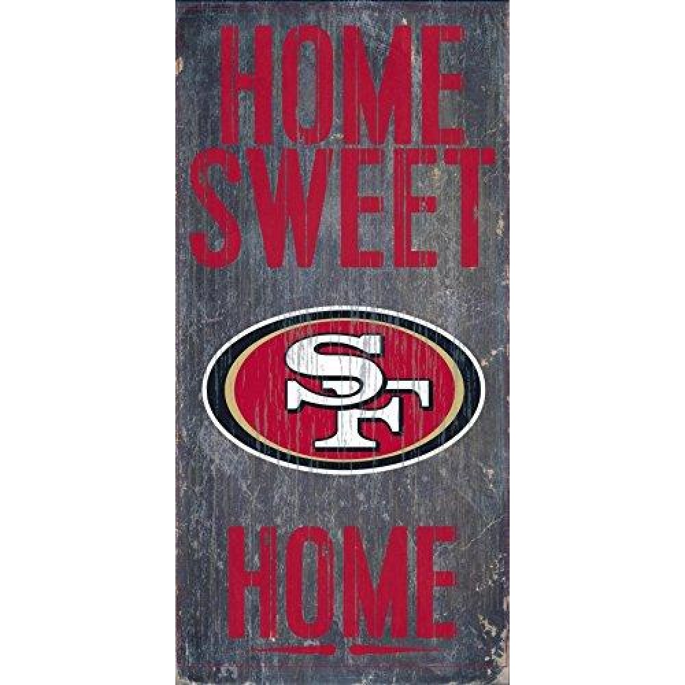 San Francisco 49Ers Wood Sign - Home Sweet Home 6