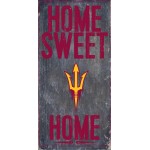 Arizona State Sun Devils Wood Sign - Home Sweet Home 6X12 - Special Order