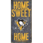 Pittsburgh Penguins Sign Wood 6X12 Home Sweet Home Design