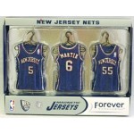 New Jersey Nets Road Jersey Magnet Set Co