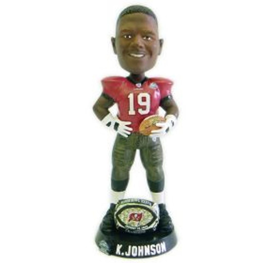 Tampa Bay Buccaneers Keyshawn Johnson Super Bowl 37 Ring Forever Collectibles Bobblehead Co