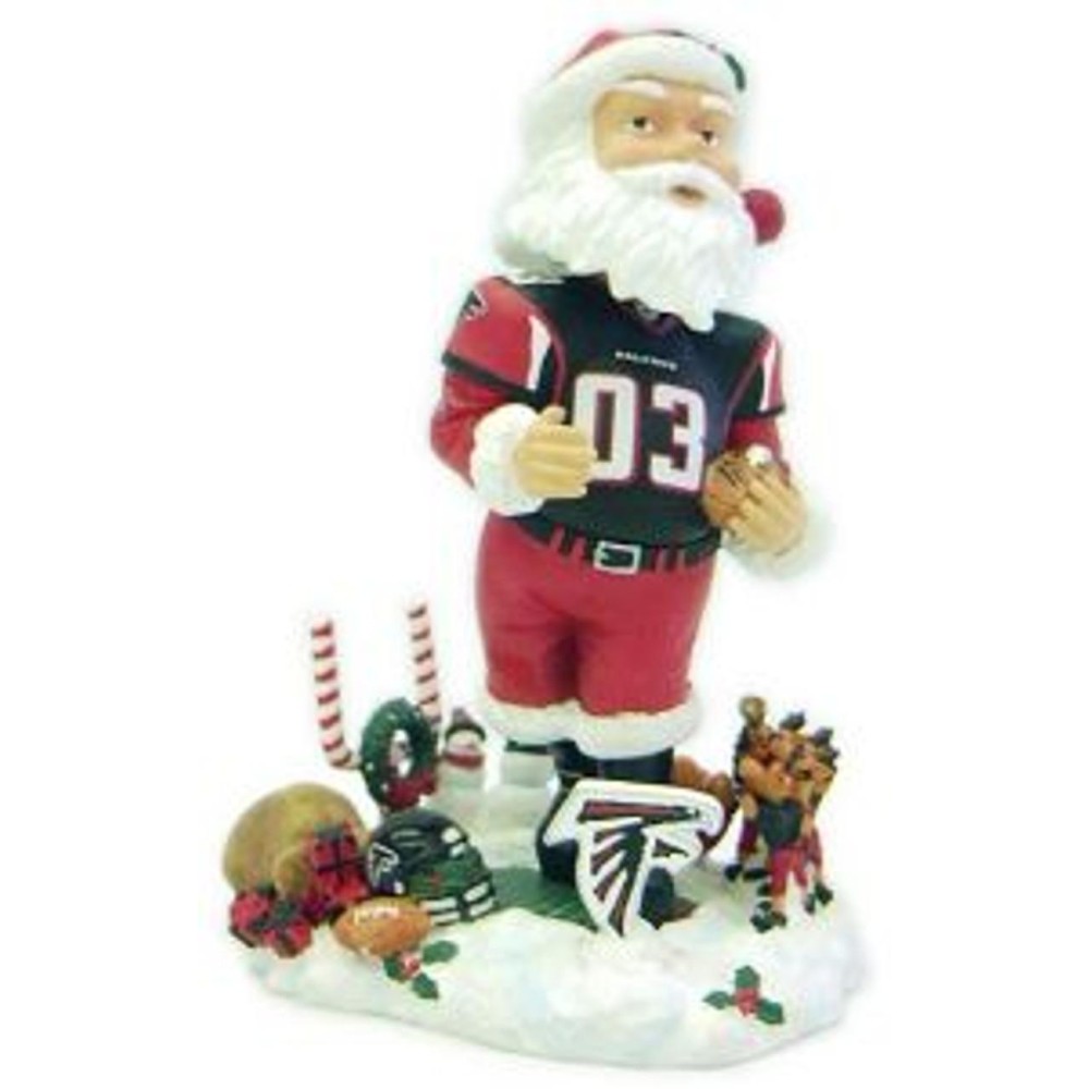 Atlanta Falcons Santa Claus Forever Collectibles Bobblehead Co