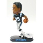 Carolina Panthers Steve Smith Forever Collectibles Black Base Bobblehead Co