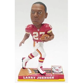 Kansas City Chiefs Larry Johnson Forever Collectibles On Field Bobblehead Co