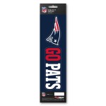 New England Patriots Decal Die Cut Slogan Pack