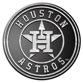 Houston Astros Auto Emblem - Silver