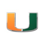 Miami Hurricanes Auto Emblem - Color