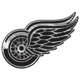 Detroit Red Wings Auto Emblem - Silver