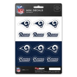 Los Angeles Rams Decal Set Mini 12 Pack