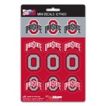 Ohio State Buckeyes Decal Set Mini 12 Pack