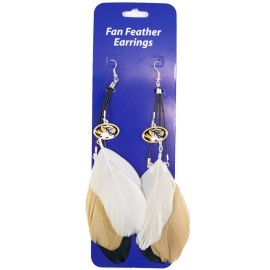 Missouri Tigers Team Color Feather Earrings Co