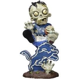 Detroit Lions Zombie On Logo Figurine Co