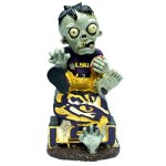 Lsu Tigers Zombie Figurine - On Logo W/Football Co