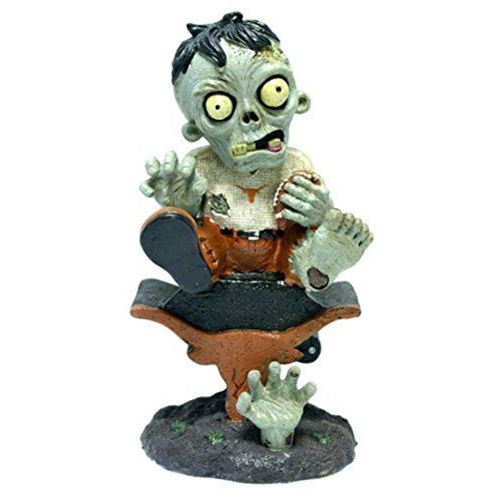 Texas Longhorns Zombie Figurine - On Logo W/Football Co