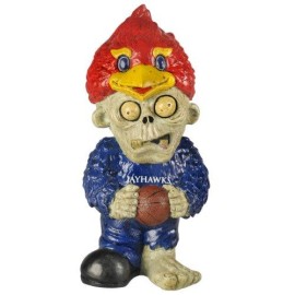 Kansas Jayhawks Zombie Figurine - Thematic W/Football Co