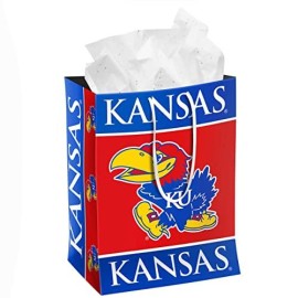 Kansas Jayhawks Gift Bag Medium Holiday