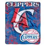 Los Angeles Clippers Blanket 50X60 Raschel Drop Down Design - Special Order