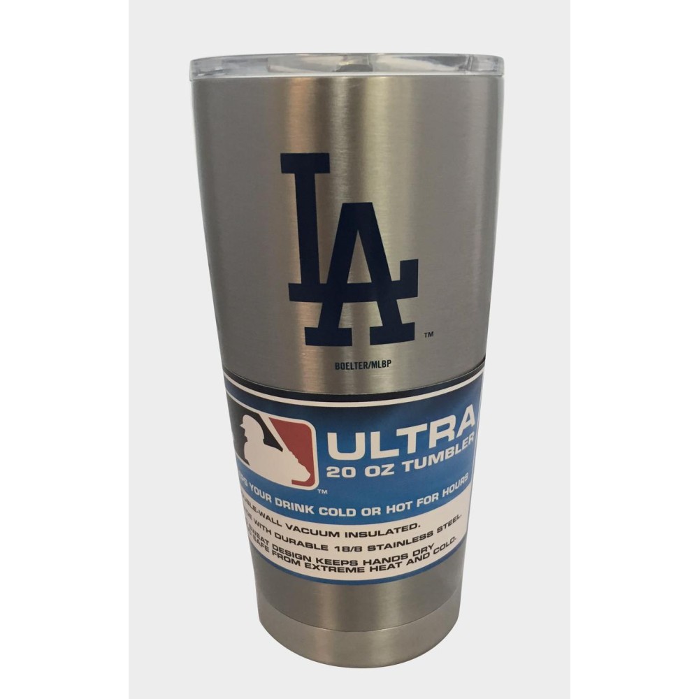 Los Angeles Dodgers Travel Tumbler 20Oz Ultra Silver Co