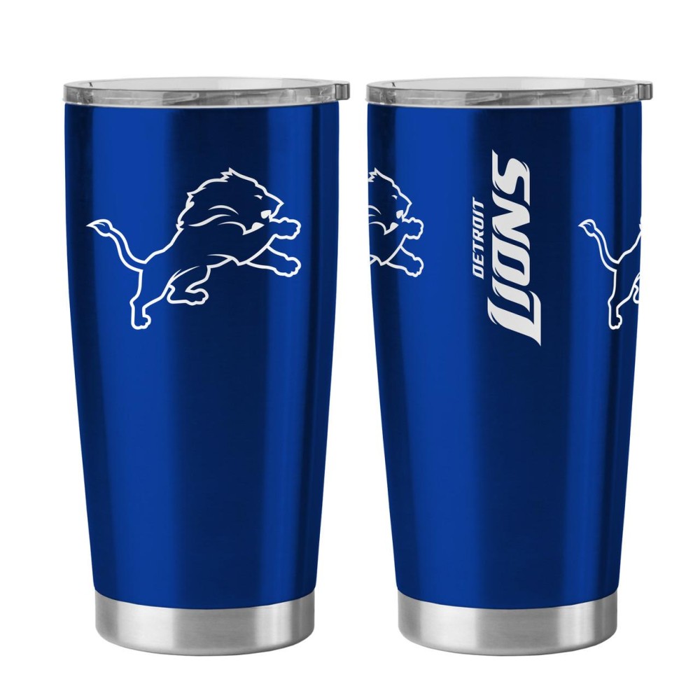 Detroit Lions Travel Tumbler 20Oz Ultra Blue Co