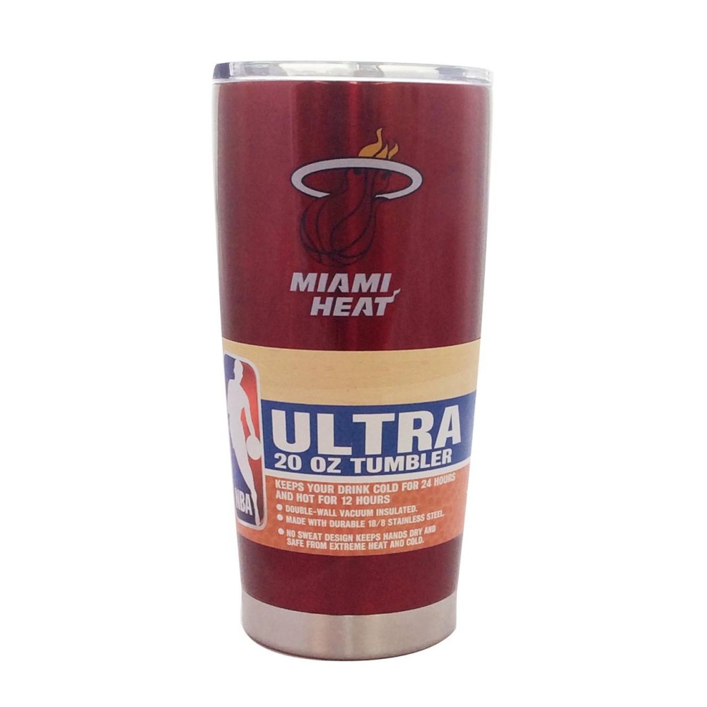 Miami Heat Travel Tumbler 20Oz Ultra Red Co