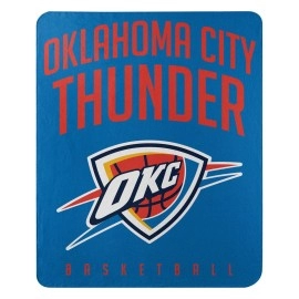 Oklahoma City Thunder Blanket 50X60 Fleece Lay Up Design