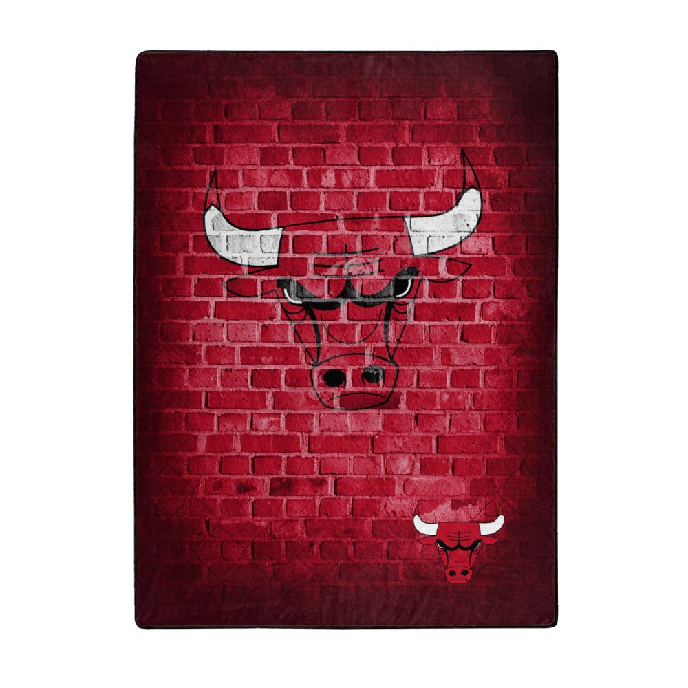 Chicago Bulls Blanket 60X80 Raschel Street Design