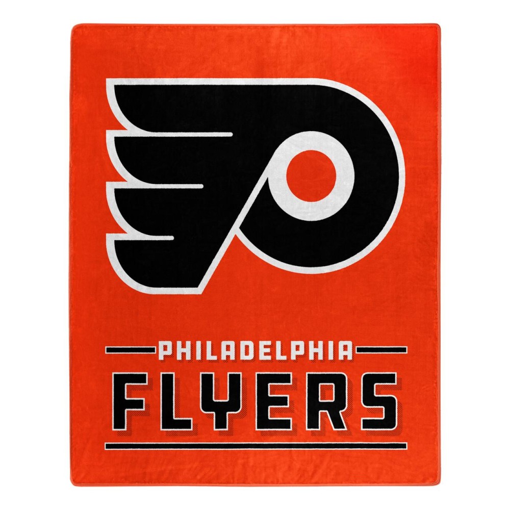 Philadelphia Flyers Blanket 50X60 Raschel Interference Design