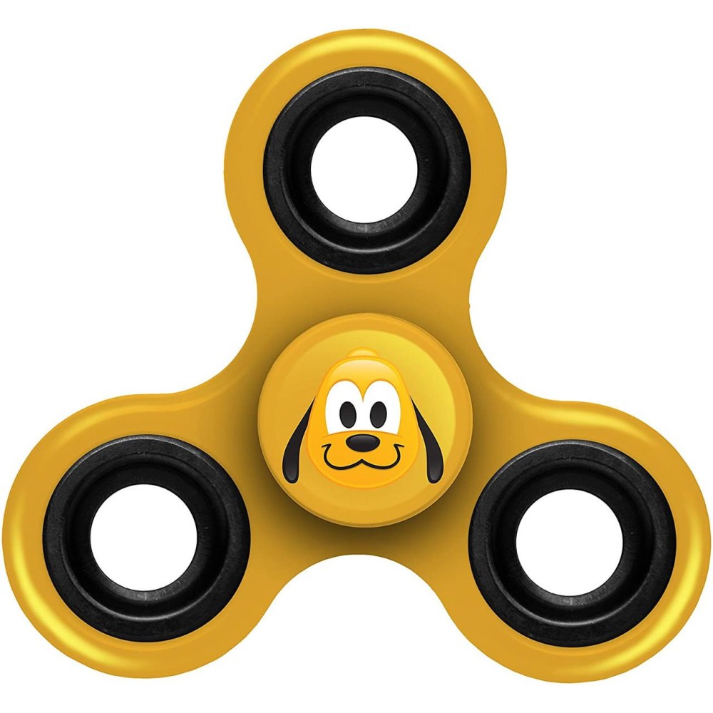 Disney Mickey Mouse Spinnerz Three Way Diztracto Pluto Yellow Co