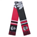 Chicago Blackhawks Scarf Colorblock Big Logo Design