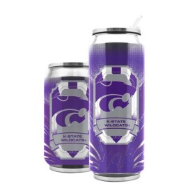 Kansas State Wildcats Stainless Steel Thermo Can - 16.9 Ounces - Special Order