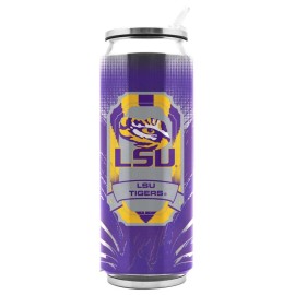 Lsu Tigers Stainless Steel Thermo Can - 16.9 Ounces