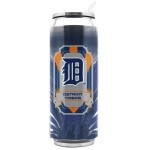 Detroit Tigers Stainless Steel Thermo Can - 16.9 Ounces - Special Order