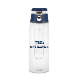 Seattle Seahawks Sport Bottle 24Oz Plastic Infuser Style