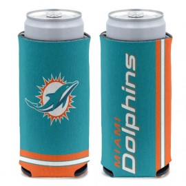 Miami Dolphins Can Cooler Slim Can Design