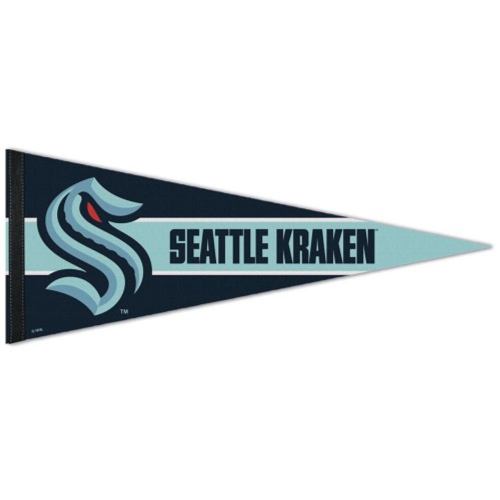 Seattle Kraken Pennant 12X30 Premium Style