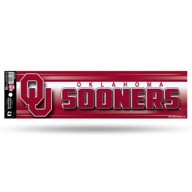 Oklahoma Sooners Decal Bumper Sticker Glitter