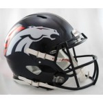 Denver Broncos Helmet Riddell Authentic Full Size Speed Style