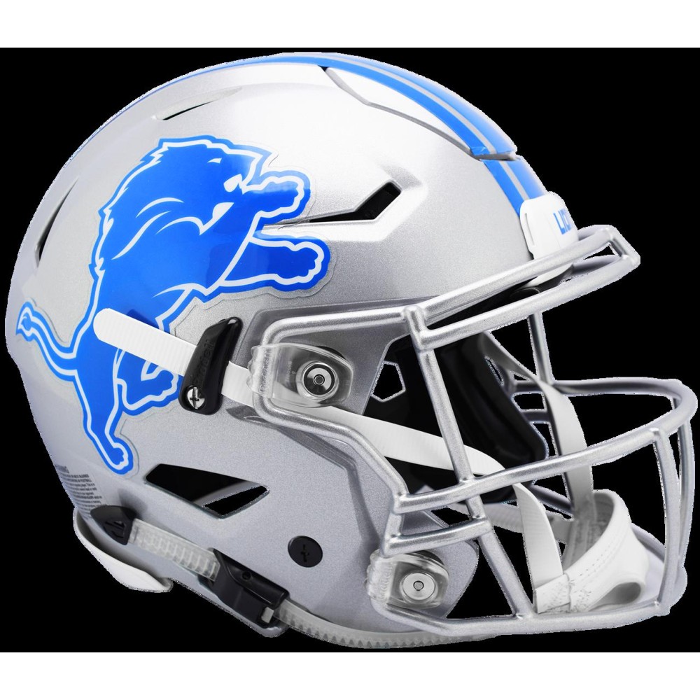 Detroit Lions Helmet Riddell Authentic Full Size Speedflex Style